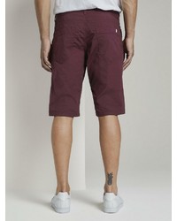 dunkelrote Shorts von Tom Tailor
