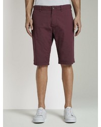 dunkelrote Shorts von Tom Tailor