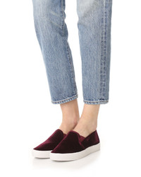 dunkelrote Slip-On Sneakers von Joie