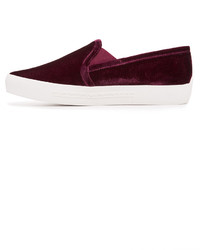 dunkelrote Slip-On Sneakers von Joie