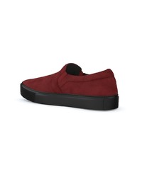 dunkelrote Slip-On Sneakers von Swear