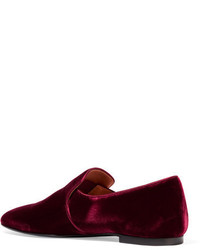 dunkelrote Slipper von The Row