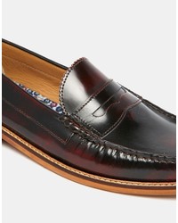 dunkelrote Slipper von Ben Sherman