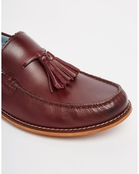 dunkelrote Slipper von Grenson