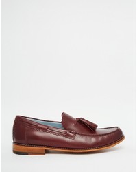 dunkelrote Slipper von Grenson