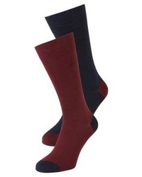 dunkelrote Socken von Hugo Boss