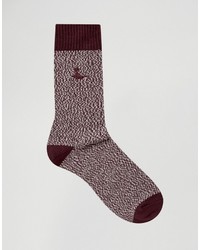 dunkelrote Socken von Jack Wills