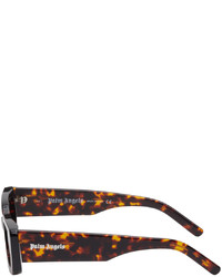 dunkelrote Sonnenbrille von Palm Angels