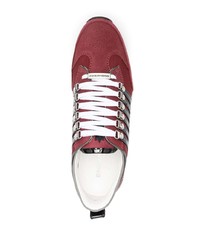 dunkelrote Sportschuhe von DSQUARED2