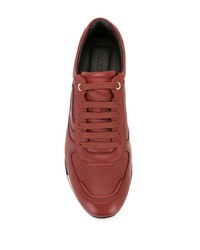 dunkelrote Sportschuhe von Bally