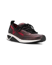 dunkelrote Sportschuhe von Diesel