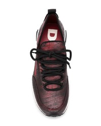 dunkelrote Sportschuhe von Diesel