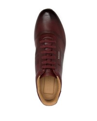 dunkelrote Sportschuhe von Bally