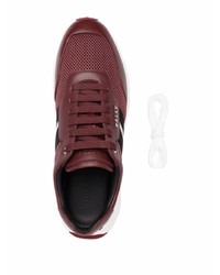 dunkelrote Sportschuhe von Bally