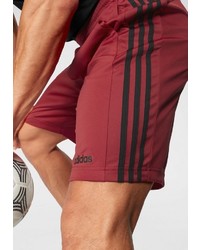 dunkelrote Sportshorts von adidas