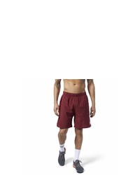 dunkelrote Sportshorts von Reebok