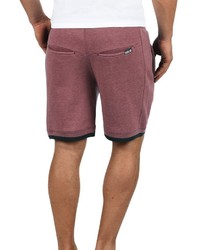 dunkelrote Sportshorts von Solid