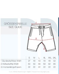 dunkelrote Sportshorts von Solid