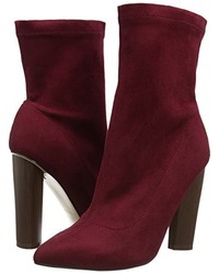 dunkelrote Stiefel von Boohoo