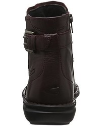 dunkelrote Stiefel von camel active