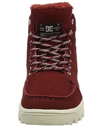 dunkelrote Stiefel von DC Shoes