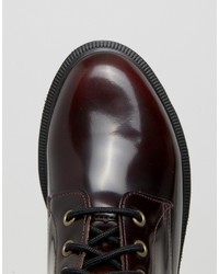 dunkelrote Stiefel von Dr. Martens