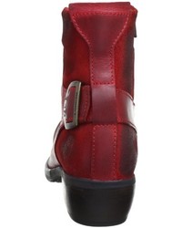 dunkelrote Stiefel von Fly London