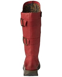 dunkelrote Stiefel von Fly London