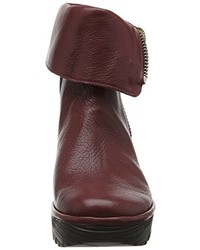 dunkelrote Stiefel von Fly London