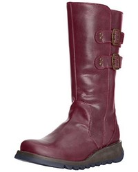 dunkelrote Stiefel von Fly London