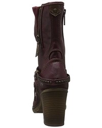 dunkelrote Stiefel von Mustang