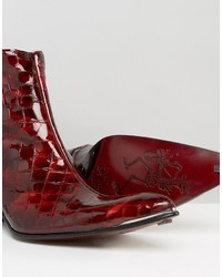 dunkelrote Stiefel von Jeffery West