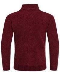 dunkelrote Strickjacke von Allthemen
