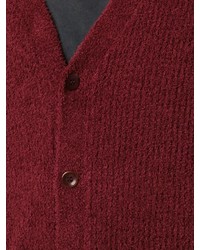 dunkelrote Strickjacke von Undercover