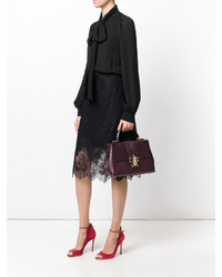 dunkelrote Taschen von Dolce & Gabbana