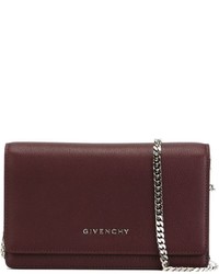 dunkelrote Umhängetasche von Givenchy