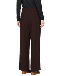 dunkelrote weite Hose von 3.1 Phillip Lim