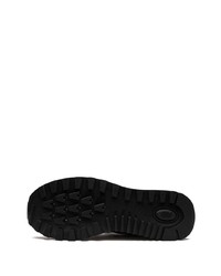 dunkelrote Wildleder niedrige Sneakers von New Balance