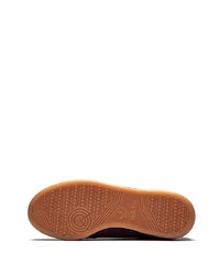 dunkelrote Wildleder niedrige Sneakers von adidas