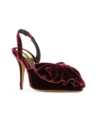 dunkelrote Wildleder Pumps von Alexandre Vauthier