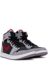 dunkelrote Wildleder Sportschuhe von NIKE JORDAN