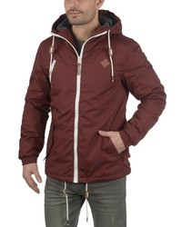 dunkelrote Windjacke von Solid