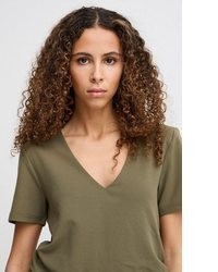 dunkelroter Jumpsuit von Ichi