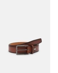 dunkelroter Ledergürtel von Lloyd Men's Belts