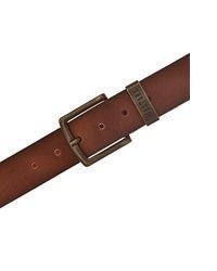 dunkelroter Ledergürtel von Mustang
