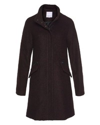 dunkelroter Mantel aus Bouclé von GREYSTONE