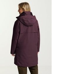 dunkelroter Mantel von Jack Wolfskin