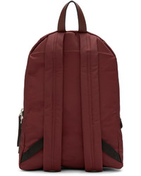 dunkelroter Nylon Rucksack von Marc Jacobs