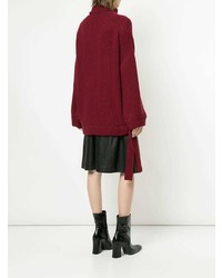 dunkelroter Oversize Pullover von Ellery