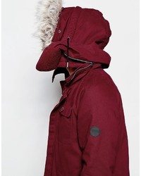 dunkelroter Parka von NATIVE YOUTH